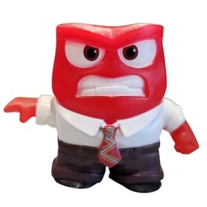 Disney Pixar Tomy Anger Inside Out Movie Character Poseable Toy Figure Red
